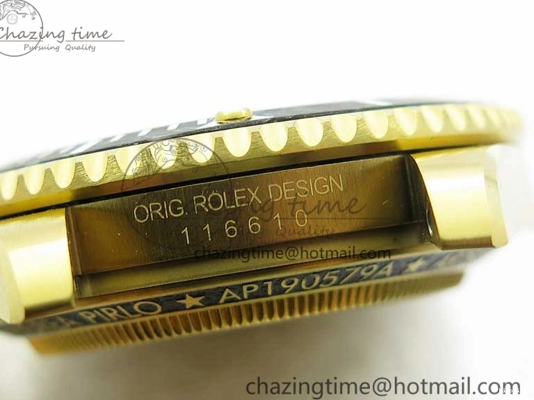 MiroTime 0214 Popular Andrea Pirlo Project Skeleton Submariner YG VRF Best Edition on YG Bracelet SA 2981